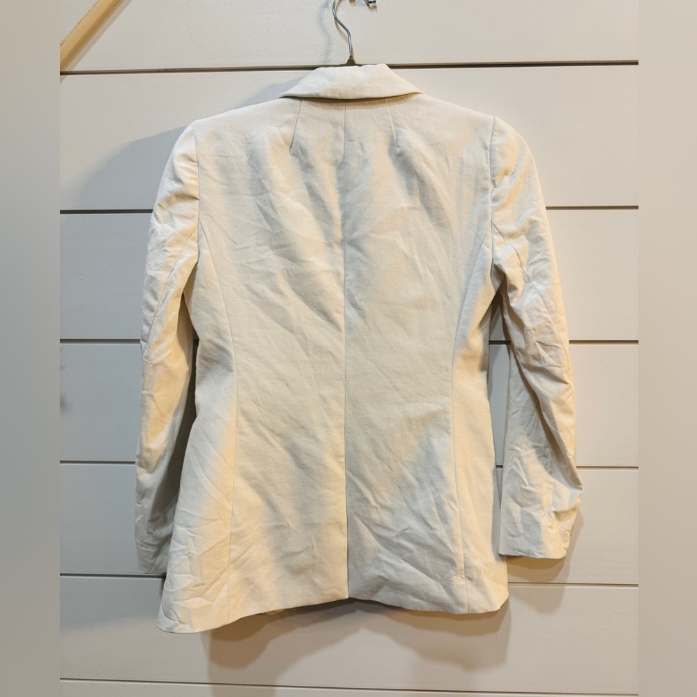 J. Crew White Linen-blend Holland Blazer
Size 00 - Picture 4 of 9